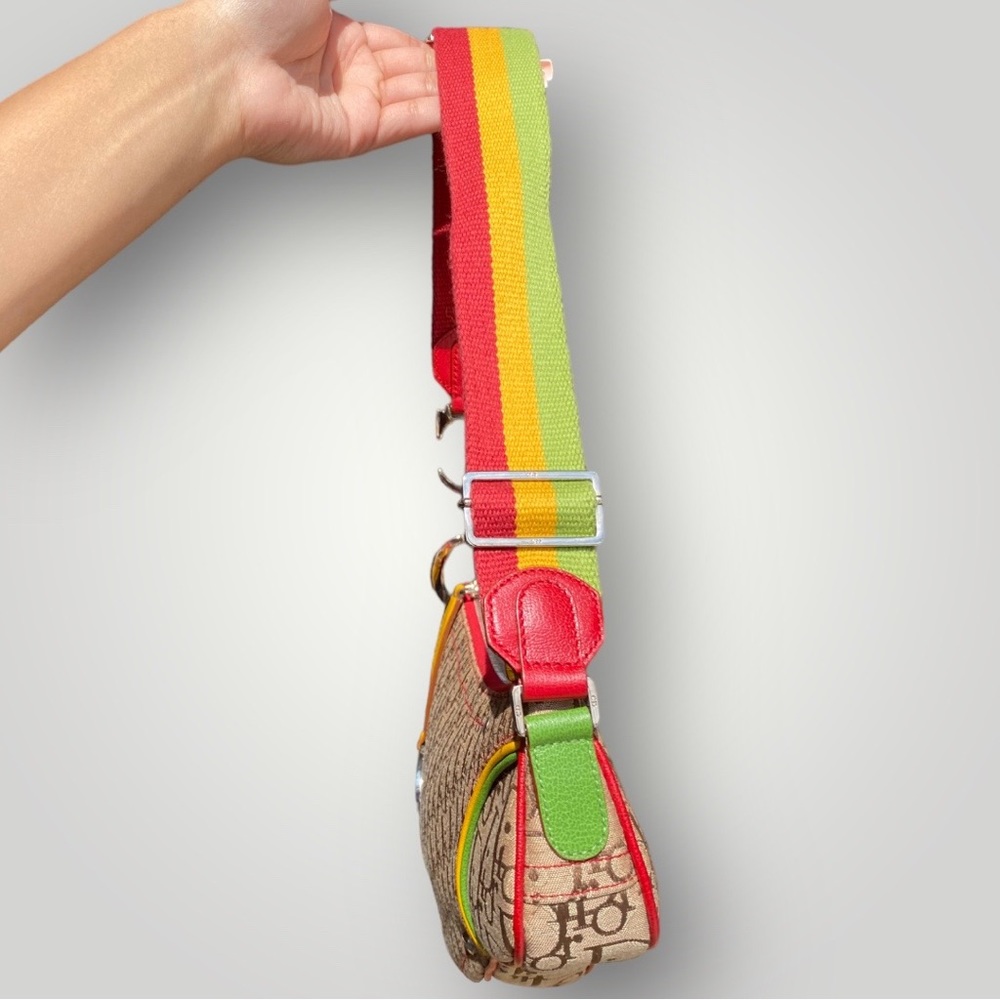 Christian Dior Rasta Mania Saddle Bag 💥 - Picture 5 of 12